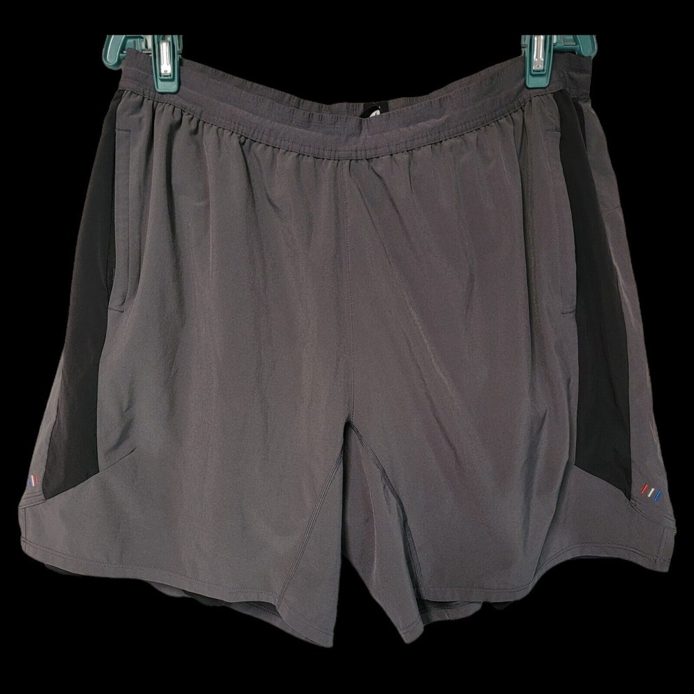 Fourlaps Command Running Workout‎ Performance Shorts Gray XL Lined